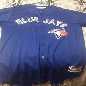 Majestic Stitched Bluejays baseball jersey